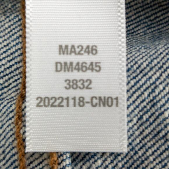 Madewell Men’s Relaxed Fit Jeans 38x32 Medium Wash Denim Factory Distressed - Picture 10 of 16